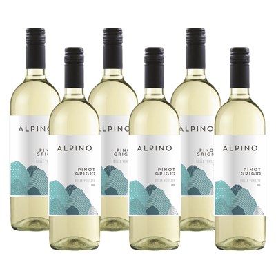 Case of 6 Alpino Pinot Grigio 75cl White Wine Wine